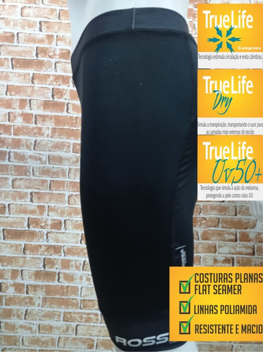 Bermuda Flat Seamer Para Ciclismo Com Forro