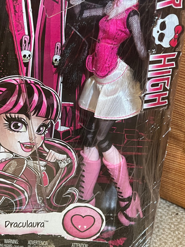 Muñeca Monster High Draculaura Básica W3 G1 Completa Nueva (Usado)