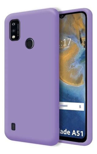 Funda Para Zte L210 Soft Feeling Antishock Lila Resistente