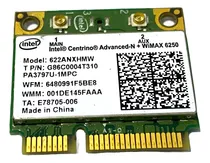 Comprar Placa Wifi 6250 Netbook Notebook Exo Bangho Bgh 622anxhmw