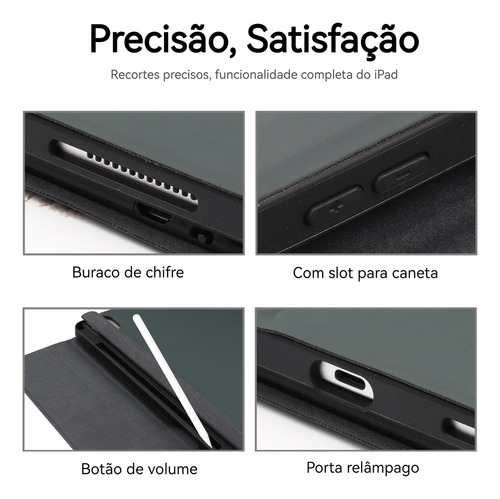 Capa Para iPad 11ª A16/10ª (10,9 ) Com Abnt2 Teclado A2696