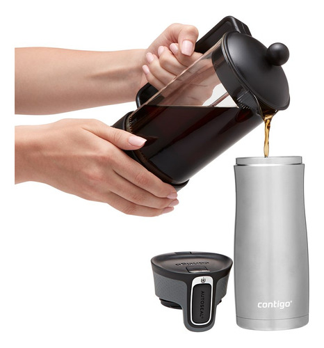 Contigo Westloop 2.0 Autoseal Mug Acero Inoxidable 473ml Pla