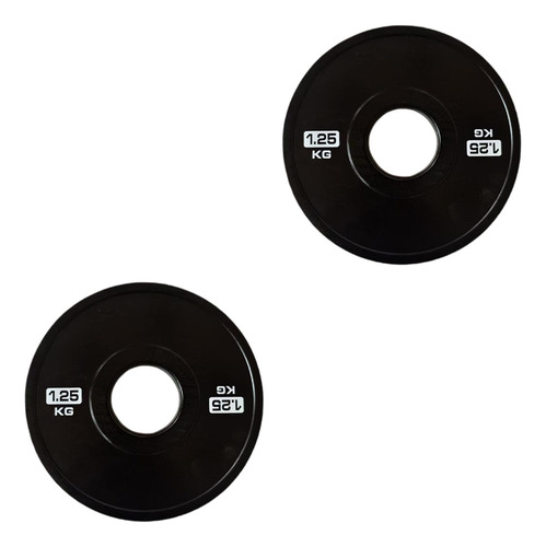 Las Placas De Cambio Se Ajustan A Las Barras 1,25 Kg Negro