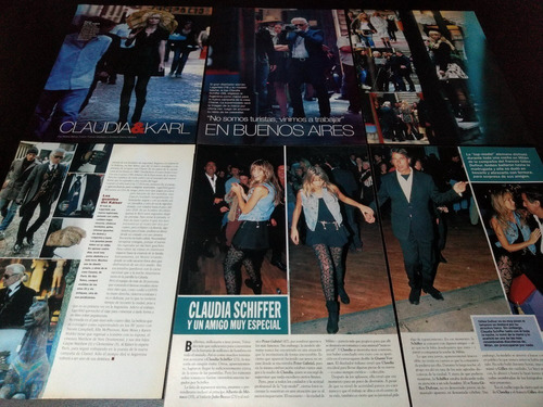 (ao016) Claudia Schiffer * Recortes Revistas Clippings