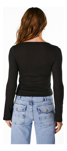 Polera Kaio Regular Amarra Escote