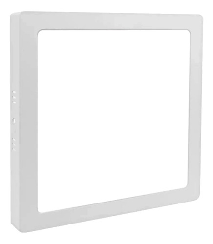 Painel Led Plafon Embutir 18w Quadrado Branco Quente 3000k 110V/220V