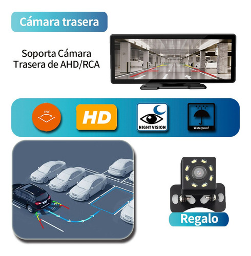 Estéreo Inalámbrico Para Coche 10 Para Carplay Android Auto