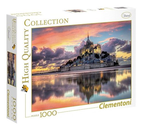 Puzzle Le Magnifique Mont Saint Mich 1000 Piezas Clementoni