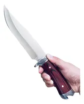 Comprar Faca De Caça Pesca Churrasco Luxo Fulltang Inox 1436 Kim Cor Vermelho