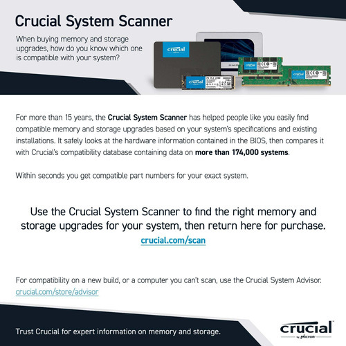 Crucial Ct480bx500ssd1 Dducrc030 Solid State Drives, 480 Gb, Color Negro