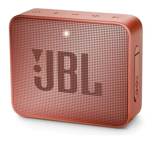 Imagen 1 de 3 de Bocina JBL Go 2 portátil con bluetooth sunkissed cinnamon 110V/220V