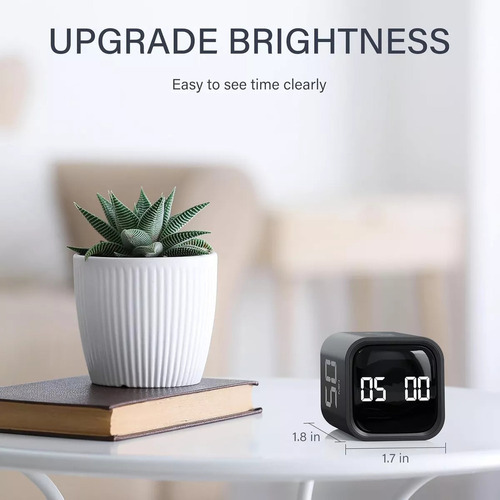 Lj Cronómetro Spin Pomodoro, Temporizador Cúbico Para Té,