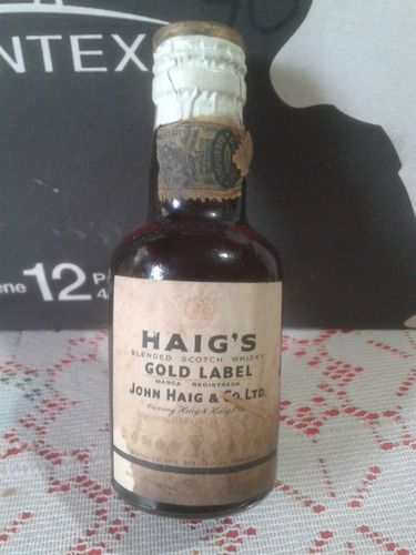 Botellita Miniatura Whisky Haig's Label Sin Abrir