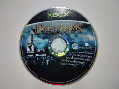 The Lord Of The Rings The Two Towers Xbox Clásico Físico Ori