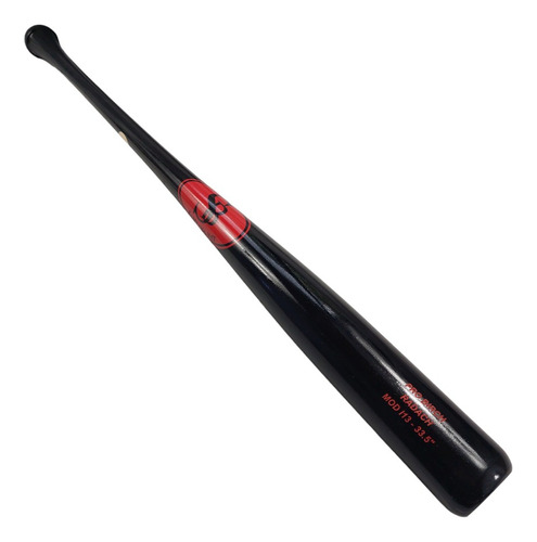Bat De Beisbol Madera Pro Birch 33.5 Negro By Santana Bats