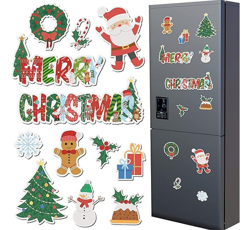 12 Imanes Magneticos De Navidad Para Refrigerador Refrigerad