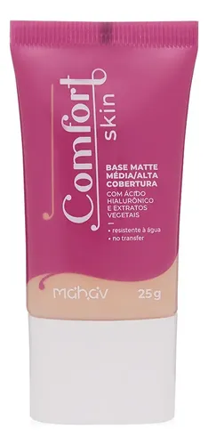 Base Matte Comfort Skin Cor 01 Mahav | MercadoLivre