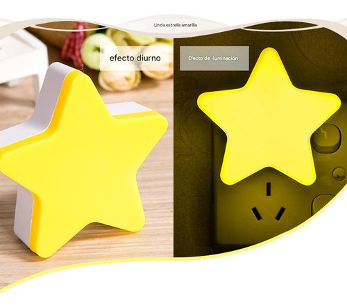 Espanta Cuco Luz Led De Noche Con Sensor Forma De Estrella