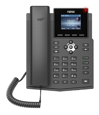 Teléfono Ip Fanvil X3sp V2 4 Líneas Poe Lcd 2.4 Color