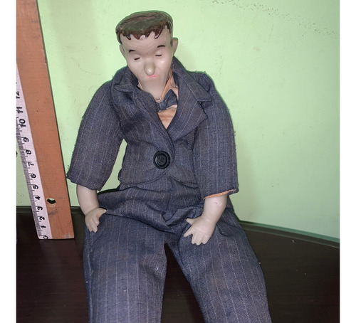 Bonecos O Gordo E O Magro Antigos Raros Únicos (Usado)