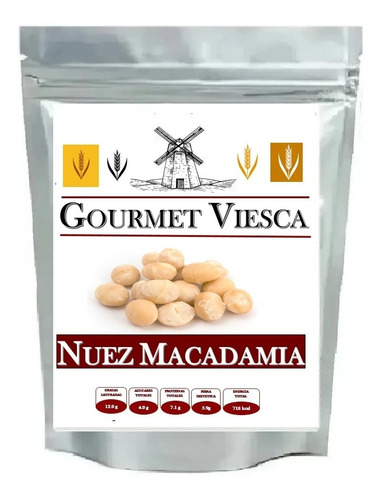 1 Kg Nuez De Macadamia Entera Y Pelada Calidad Gourmet