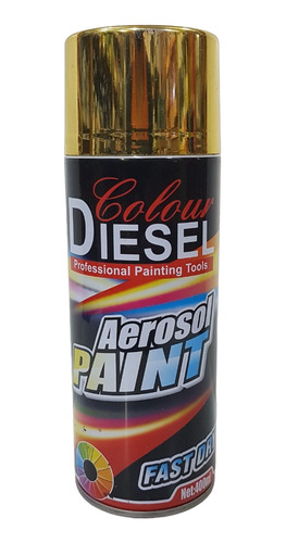 Spray De Pintura Oro Brillante 400ml Marca Colour Diesel