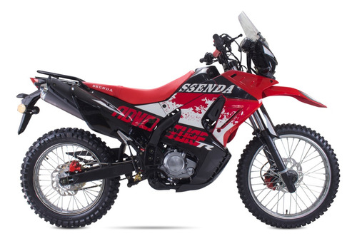 Moto Ssenda Duro 250 Rojo/negro