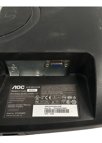 Monitor 19 Pulgadas Widescreen Varias Marcas (Reacondicionado)
