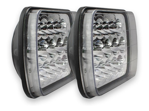 Par Unidad Faro Led 5x7 6054 Alta Y Baja H4 45w Barra