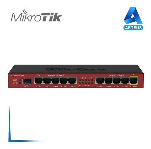 Mikrotik Rb2011ils-in - Routerboard 5 Gigabit 1 Sfp