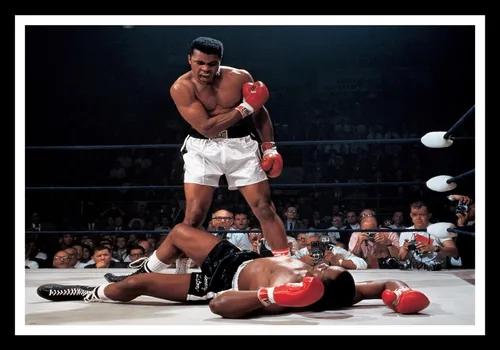 comprar Muhammad Ali 1965 Cuadro Enmarcado 45x30cm