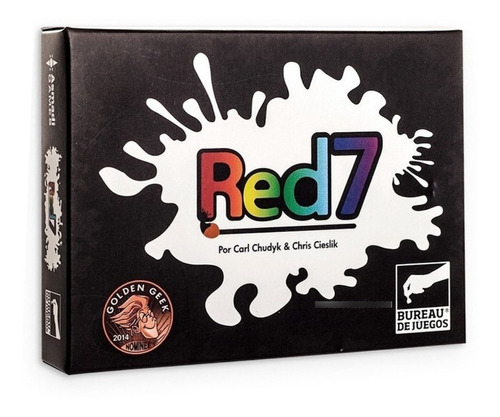 Red7 Juego Cartas Color Numero Familiar Bureau Buro Manias