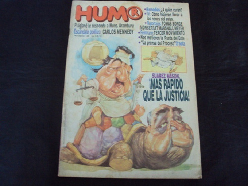Revista Humor # 125 - Tapa Alfonsin