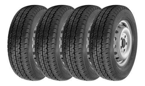 Kit 4 Pneus Dunlop Aro 15c 195/70r15c Sp Lt-30 8 Lonas 104s