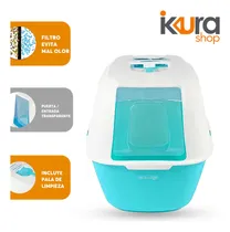 Comprar Arenero Para Gatos Cerrado Con Pala Puerta Filtro Sanitario