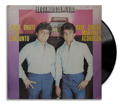 Jorge Oñate Y Su Conjunto - El Cambio De Mi Vida - Lp Vinilo