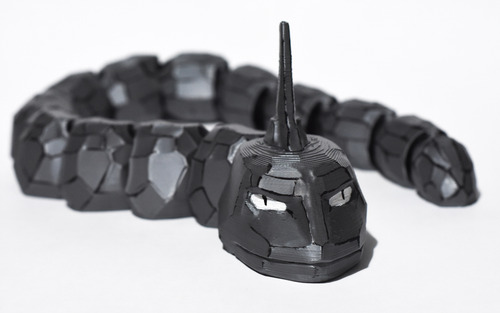 Poke Mon Onix Articulado 44cm Muñeco - Juguete Pintado Real