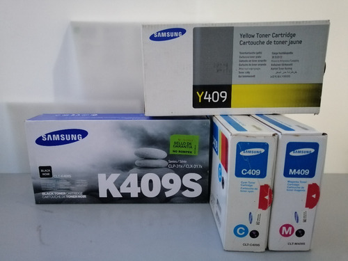 Tóner  Samsung K409s Todos Los Colore Clp300 Clp315 Clx3170 