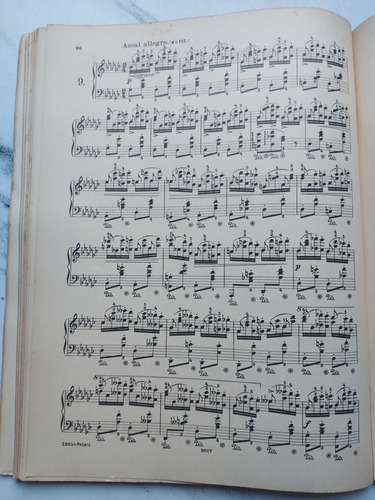 Imagen 6 de 7 de Antigua Partitura Chopin Etüden. Ian 085