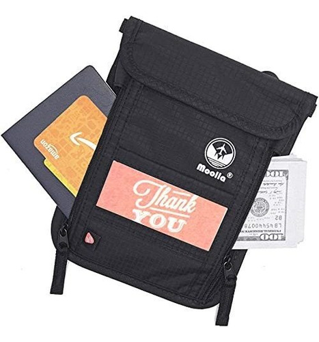 Funda Tipo Cartera De Viaje Para Pasaporte Con Bloqueo Rfid