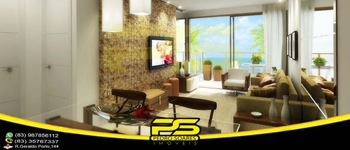 Oportunidade, Apartamento, 02 Quartos, Suíte, Piscina, 02 Vagas, 67,53m², Por Apenas R$ 490.000,00, Em Bessa, João Pessoa - Paraíba. - Ap2861