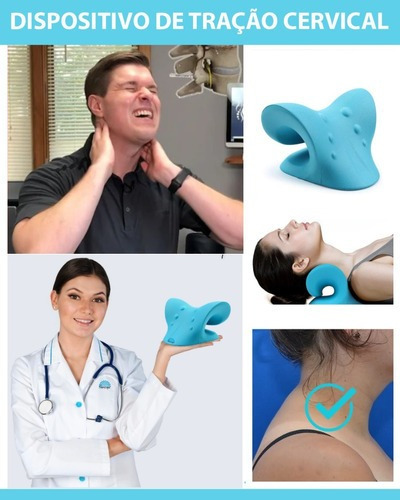 Imagem 2 de 6 de Dispositivo De Tração Cervical Original - Nuvem De Pescoço