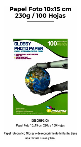 600 Hojas De Papel Fotografico Premium Rc 10x15.envío Gratis