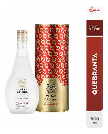 Pisco Viñas De Oro Mosto Verde Quebranta Botella 500ml