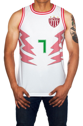 Jersey Necaxa Insp 1990 Sin Mangas Para Calor