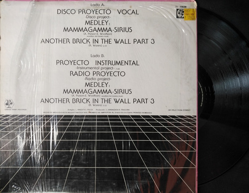 Pink Project Mammagamma - Sirius & Another Brick In The (Usado)