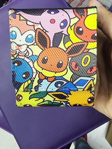 Porta Deck Inmantado De Diseño Eevee Para Yugioh,pokemon