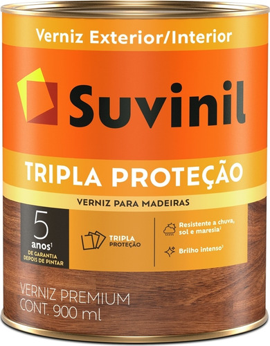 Barniz Para Madera Triple Protección Filtro Uv Suvinil 900ml