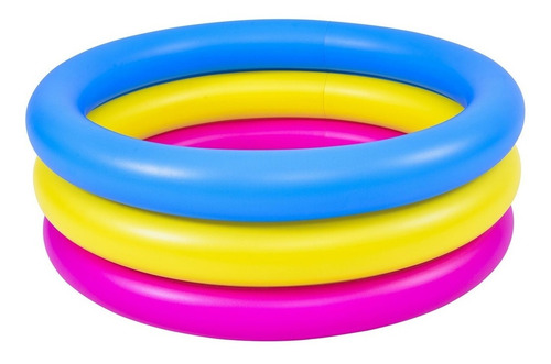 Imagen 1 de 6 de Pileta Inflable Redonda Infantil Bebes Niños Juego Verano