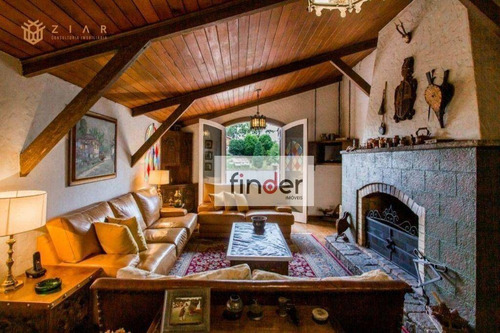 Imagem 2 de 30 de Casa À Venda Na Rua Willie Davids, 595 Vila Capivari, Campos Do Jordão. 450 M², 5 Dormitórios, 3 Suítes, Adega, Piscina, Sauna, Jogos E 6 Vagas. - Ca1012